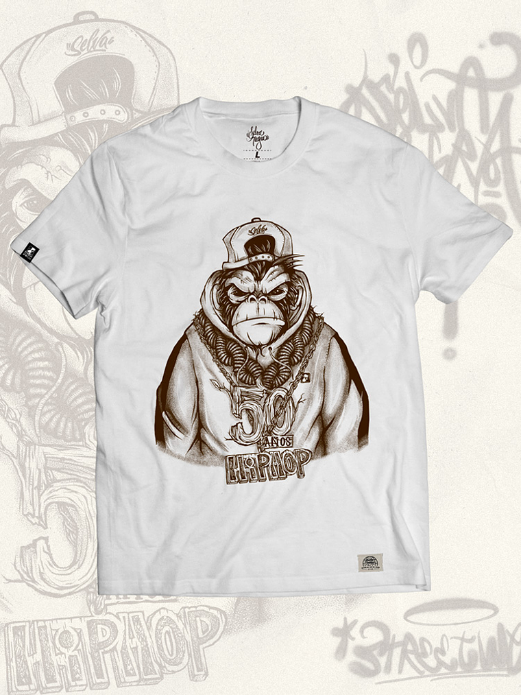 POLERA MONO HIP-HOP 50 AÑOS SELVA NEGRA 3