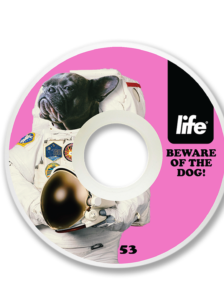 Ruedas Life - Dog Pink - 53mm 1