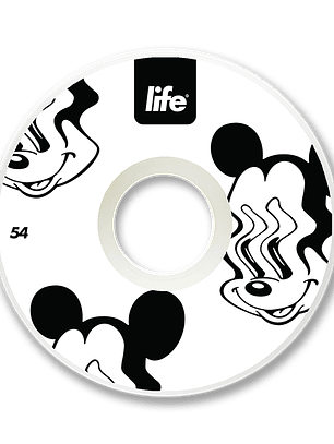 Ruedas Life - Mickey White - 54mm