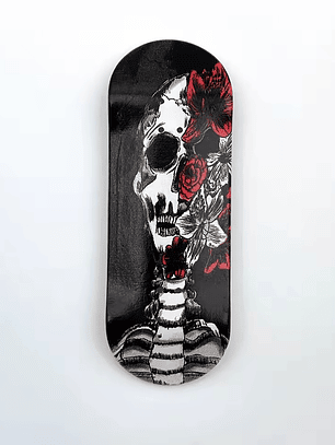 Tabla madera de arce Fingerboard 34mm profesional calavera