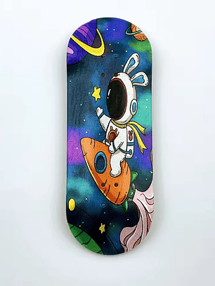 Tabla madera de arce Fingerboard 34mm profesional astronauta
