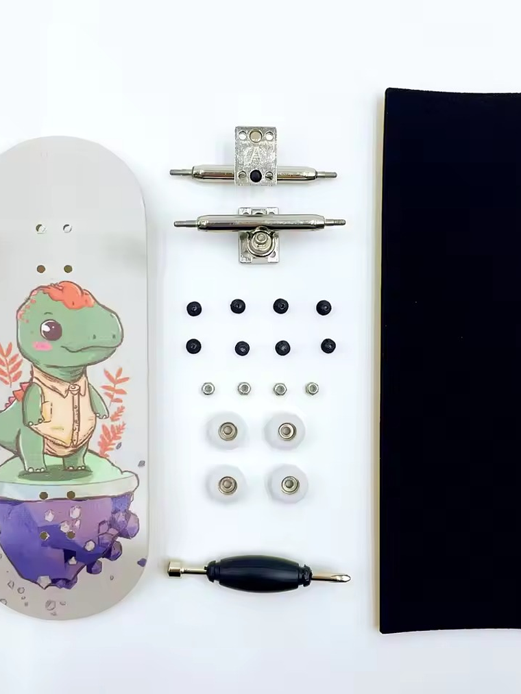 Tabla fingerboard 34 mm Dino completa 1