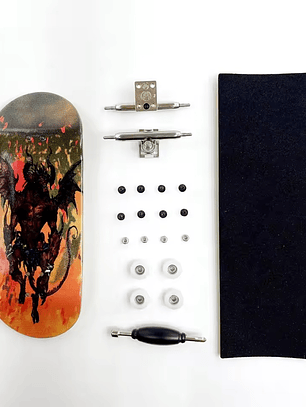 Tabla fingerboard 34 mm Demonio completa