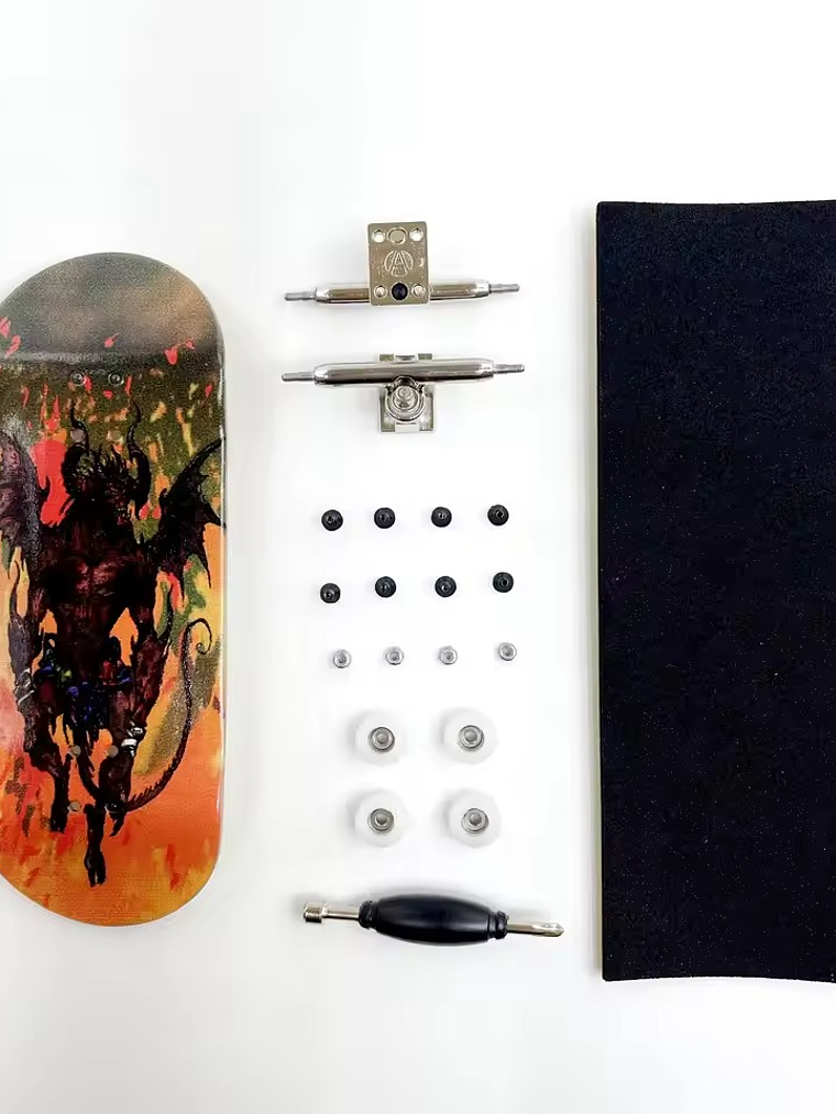 Tabla fingerboard 34 mm Demonio completa 1