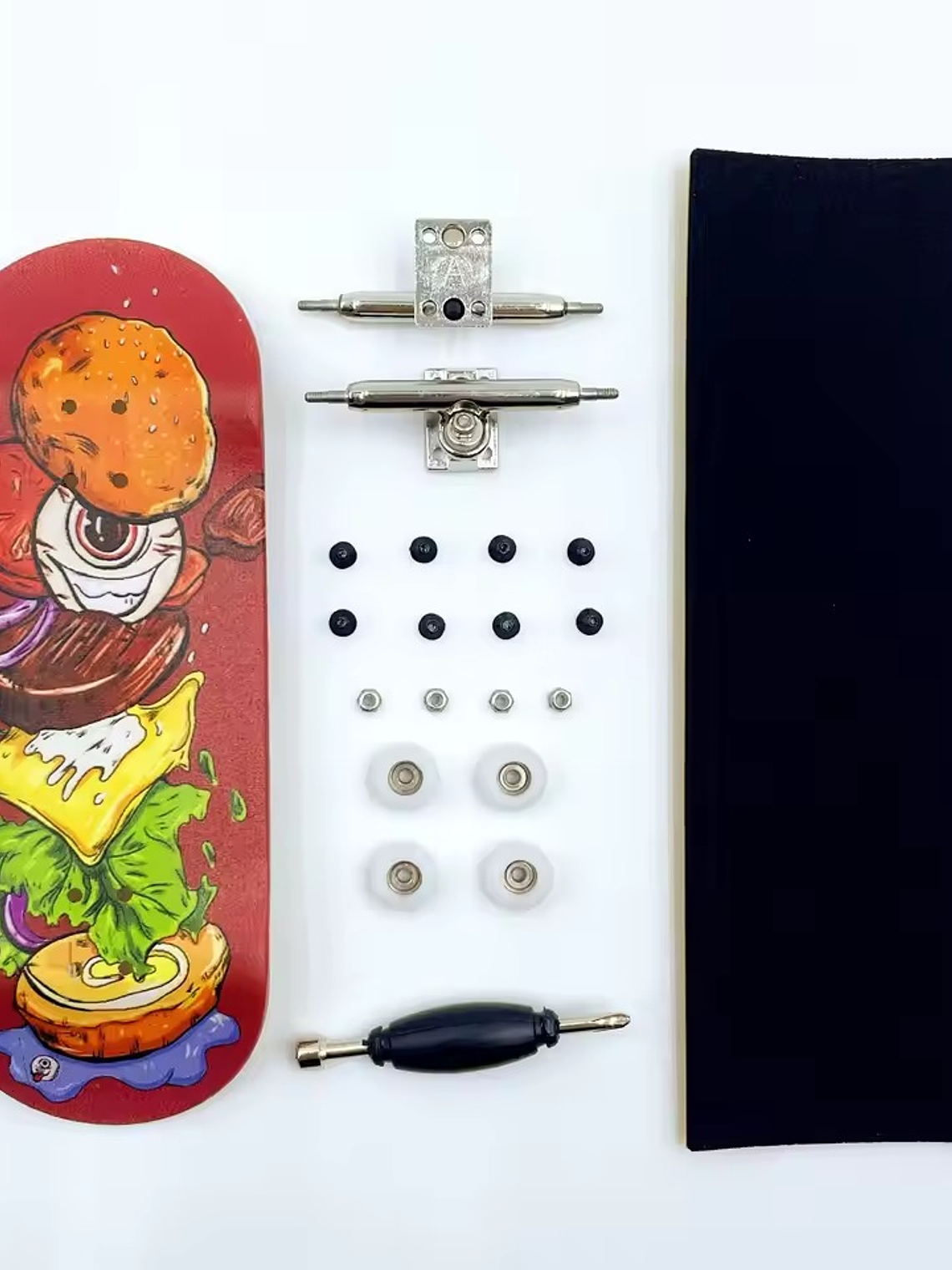 Tabla fingerboard 34 mm Hamburguesa completa 1