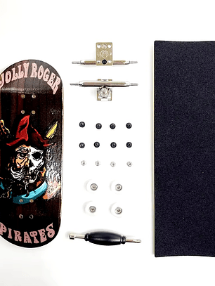 Tabla fingerboard 34 mm Pirata completa