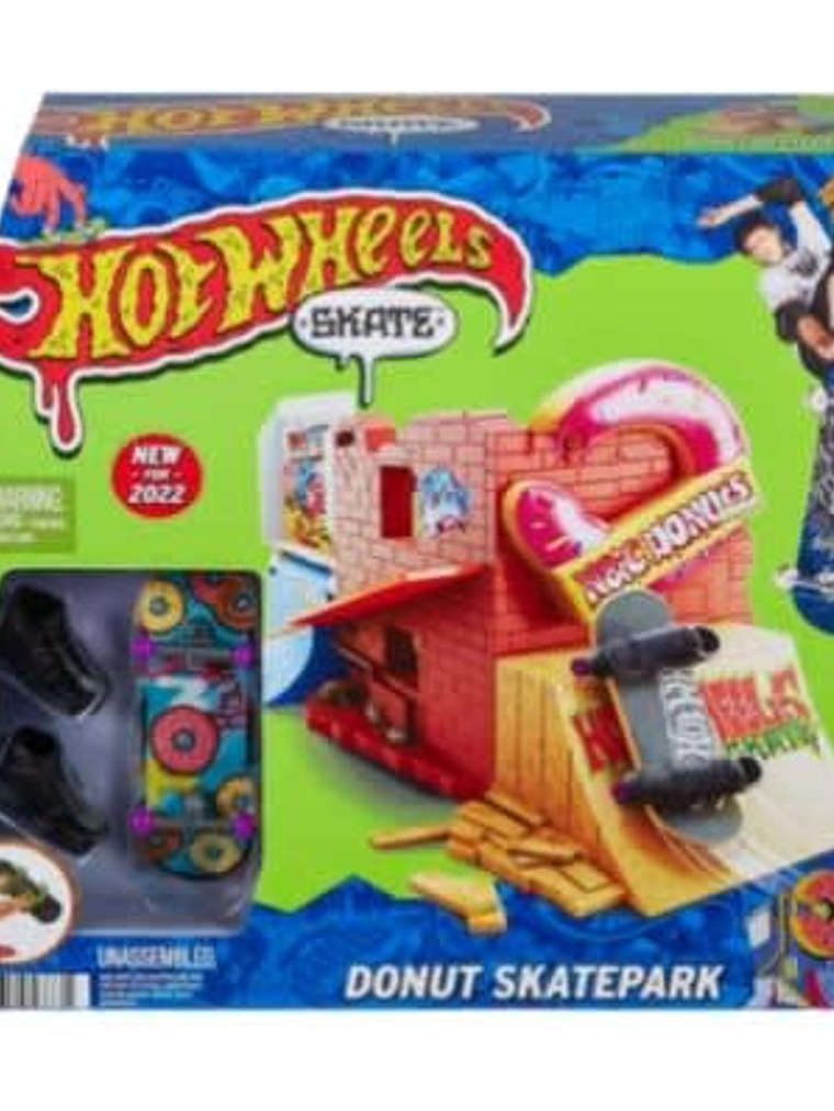 Fingerboard Hot Wheels Pista Skatepark del Donut 1