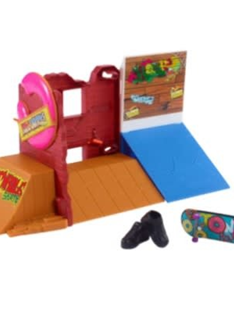 Fingerboard Hot Wheels Pista Skatepark del Donut 2