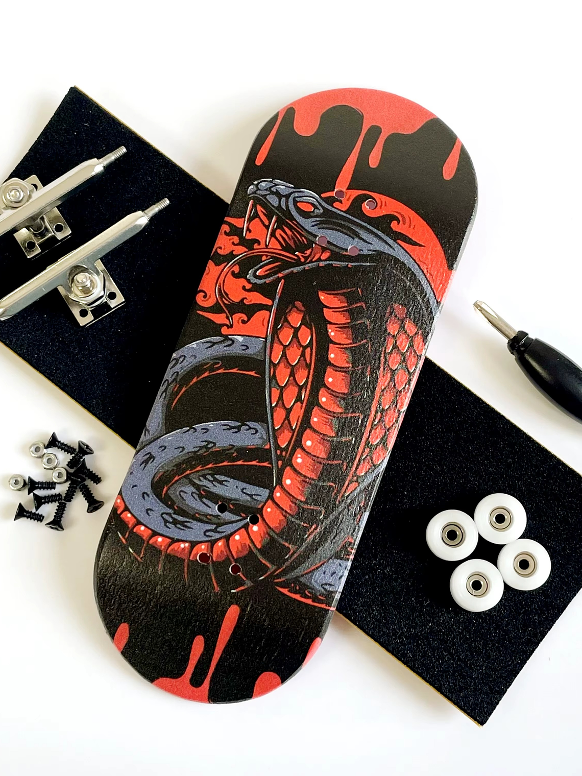 Tabla fingerboard 36mm Snake completa 1