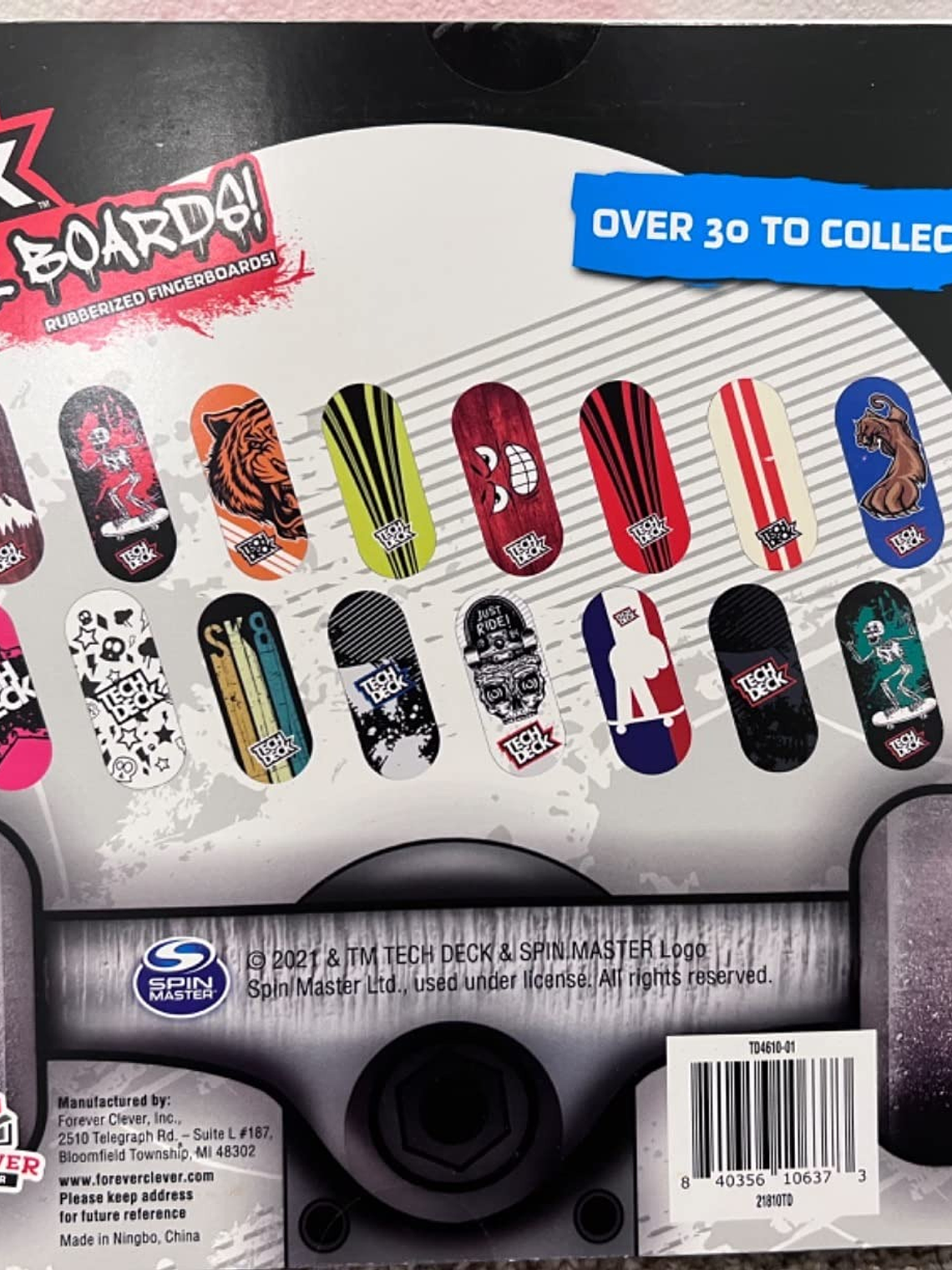 Tech Deck Bendy Boards - Mini borradores coleccionables para patineta, fingerboard de goma (juego 1) 3