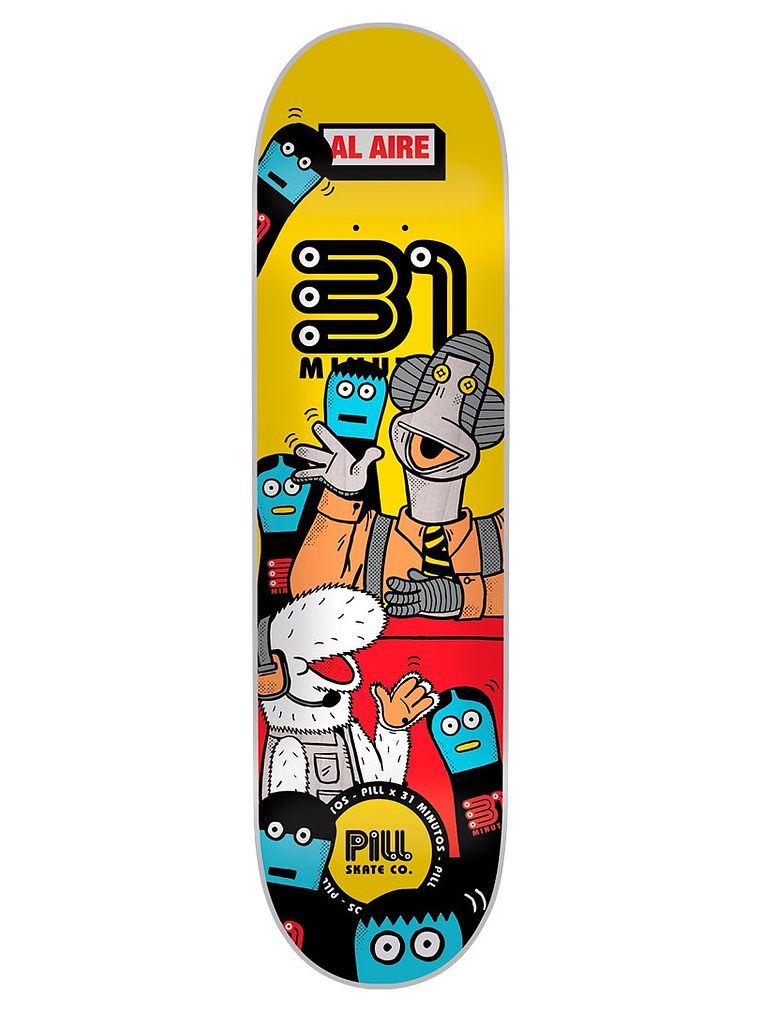 Pill x 31 Minutos - Tabla Estamos al Aire 2 - 8.25 x 31.75 1