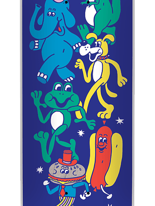 Pill - Tabla Animal Friends Blue 8.0 x 31.75