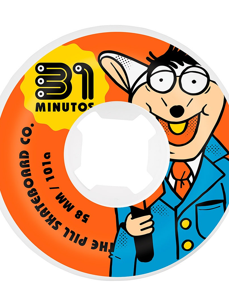 Pill x 31 Minutos – Ruedas Mario Hugo 58mm – 101a 1