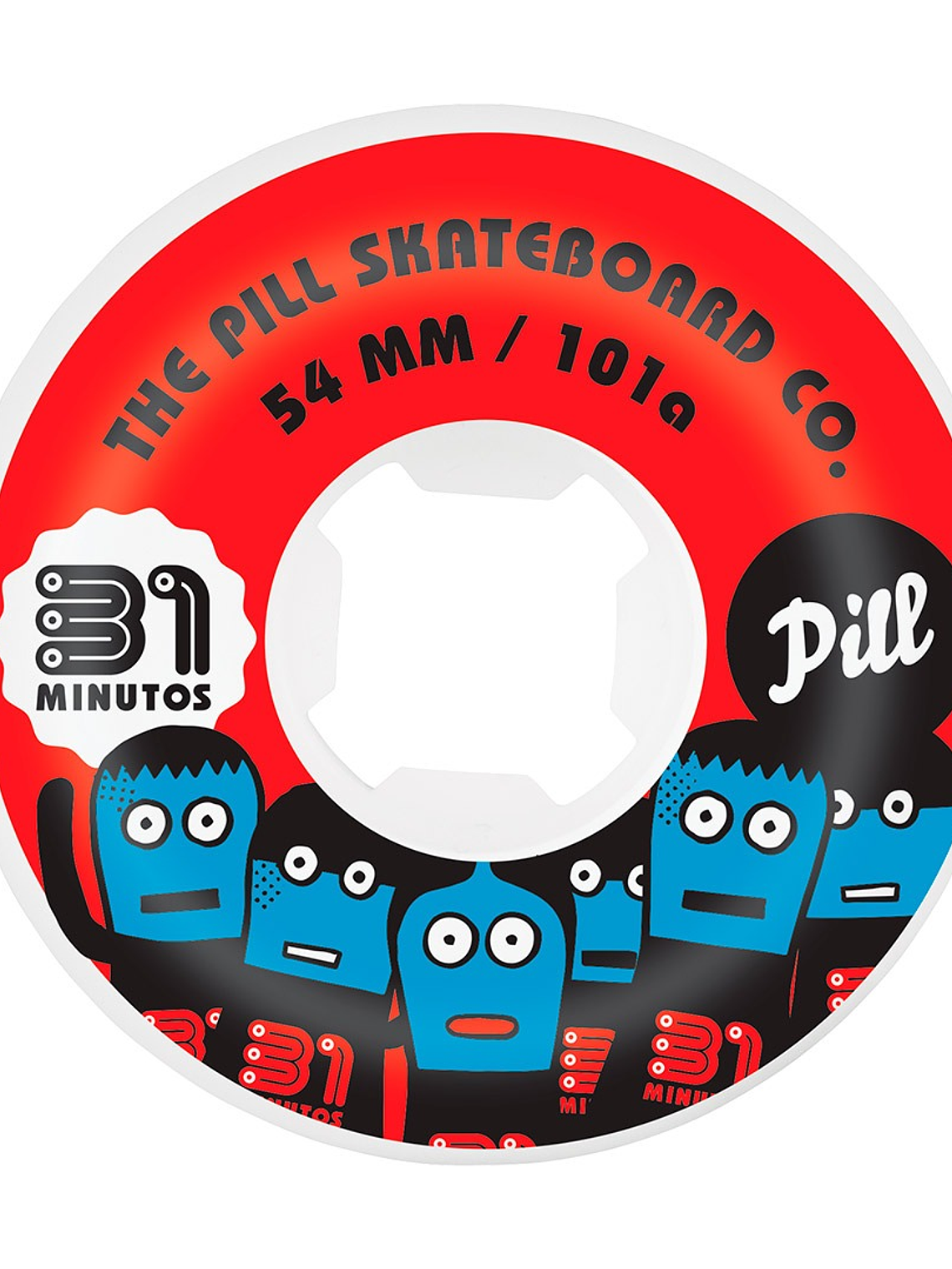 Pill x 31 Minutos – Ruedas Tramoyas 54mm – 101a 1