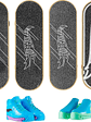 Hot Wheels Skate Tony Hawk - Zapatos de patinaje extraíbles y fingerboard, paquete múltiple, 4 tablas totalmente montadas, 2 pares de zapatos de skate, 1 juego exclusivo (los estilos pueden variar) - Miniatura 4
