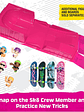 TECH DECK Sk8 Crew - Caja de diversión, parque Sk8 transformable portátil con 4 Fingerboard y 5 figuras, mini patinetas coleccionables - Miniatura 6