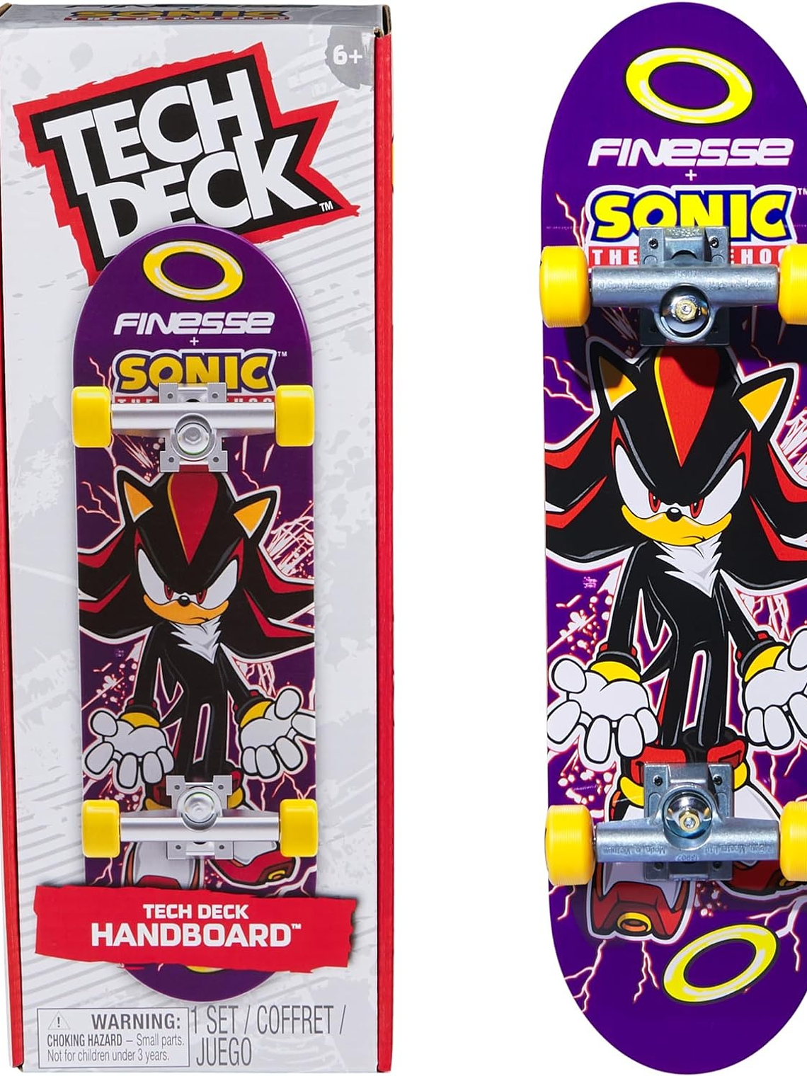 Tech Deck, Finesse X Sonic; Autentico Mini Skateboards, (Solo uso en manos) 1