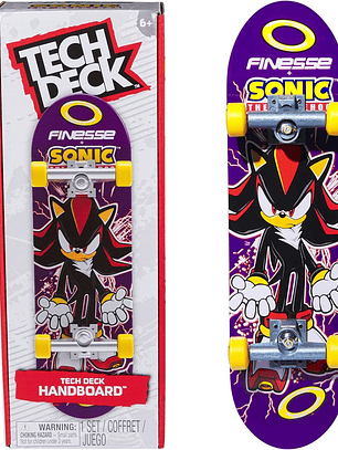 Tech Deck, Finesse X Sonic; Autentico Mini Skateboards, (Solo uso en manos)