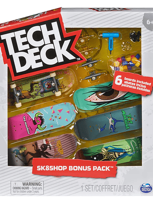 Tech Deck, Toy Machine Sk8shop Fingerboard Bonus Pack