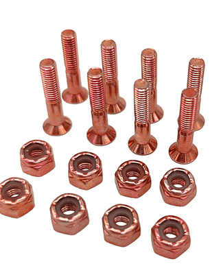 Set 8 Tornillos Colores Skate Allen Importados 1