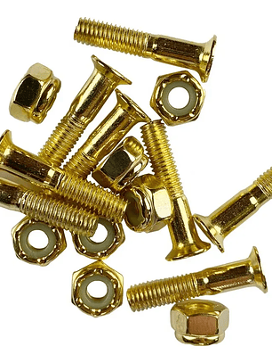 Set 8 Tornillos Colores Skate Allen Importados 1