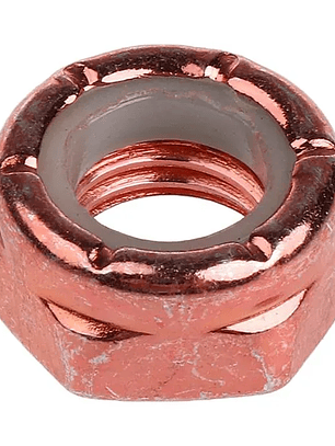 Set 4 Tuercas eje trucks skate cobre