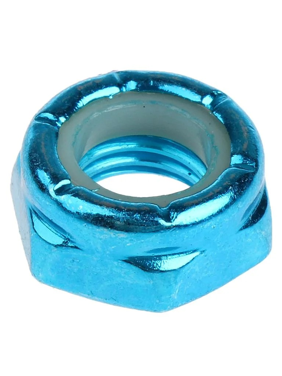 Set 4 Tuercas eje trucks skate azul 1