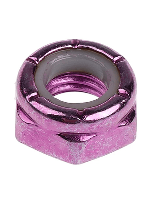 Set 4 Tuercas eje trucks skate morado