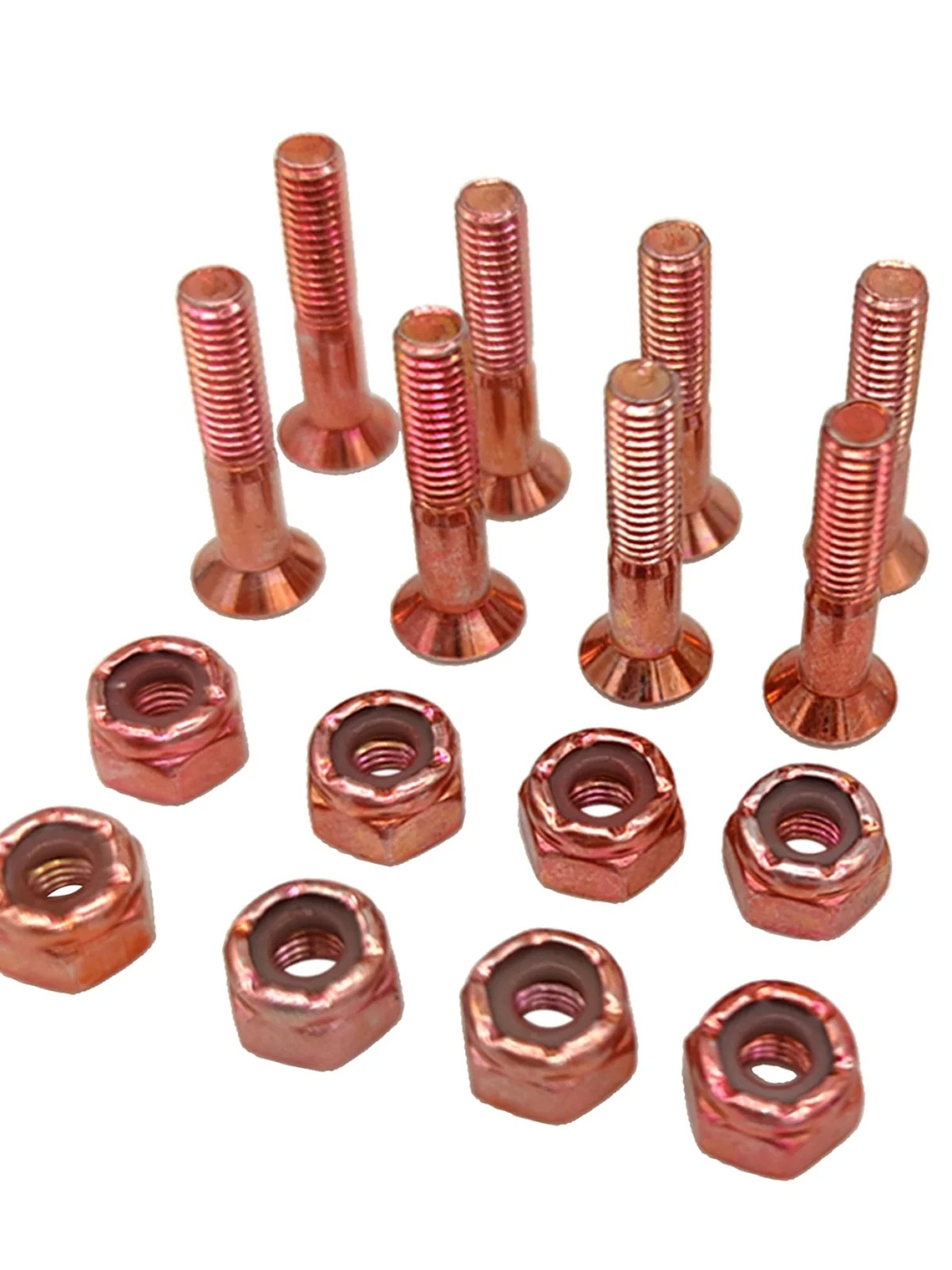 Set 8 Tornillos Colores Skate Allen Importados 1