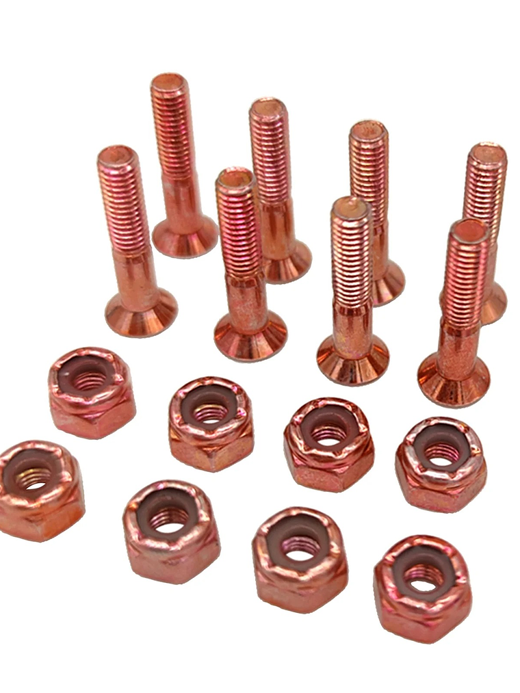 Set 8 Tornillos Colores Skate Allen Importados 1