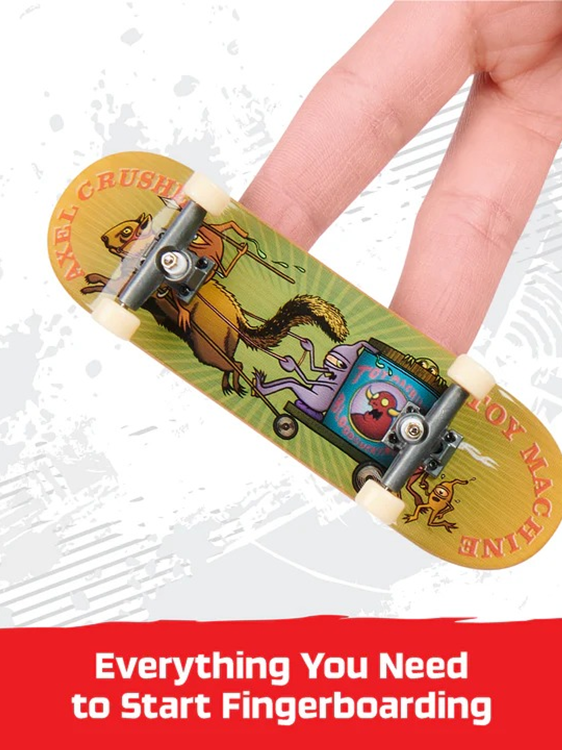 Tech Deck, Toy Machine Sk8shop Fingerboard Bonus Pack 4