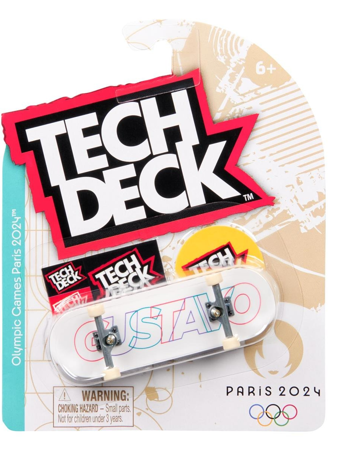 Tech Deck 96mm Fingerboard M50 Paris Olympics 2024 - GUSTAVO 2