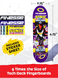 Tech Deck, Finesse X Sonic; Autentico Mini Skateboards, (Solo uso en manos) - Miniatura 5