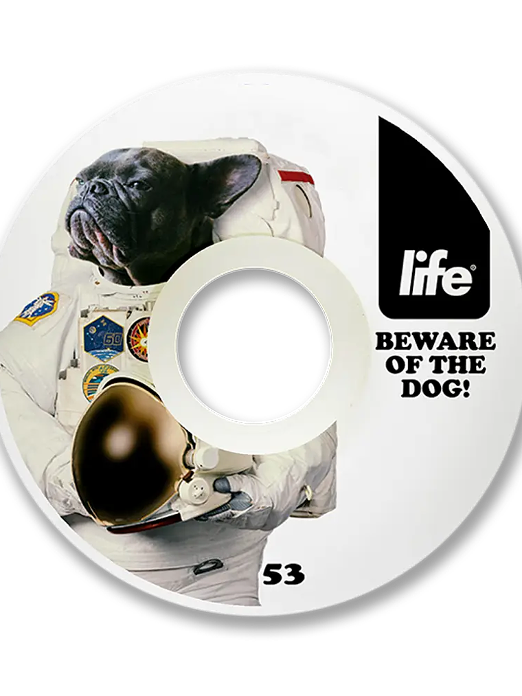 Ruedas Life - Dog White - 53mm 1