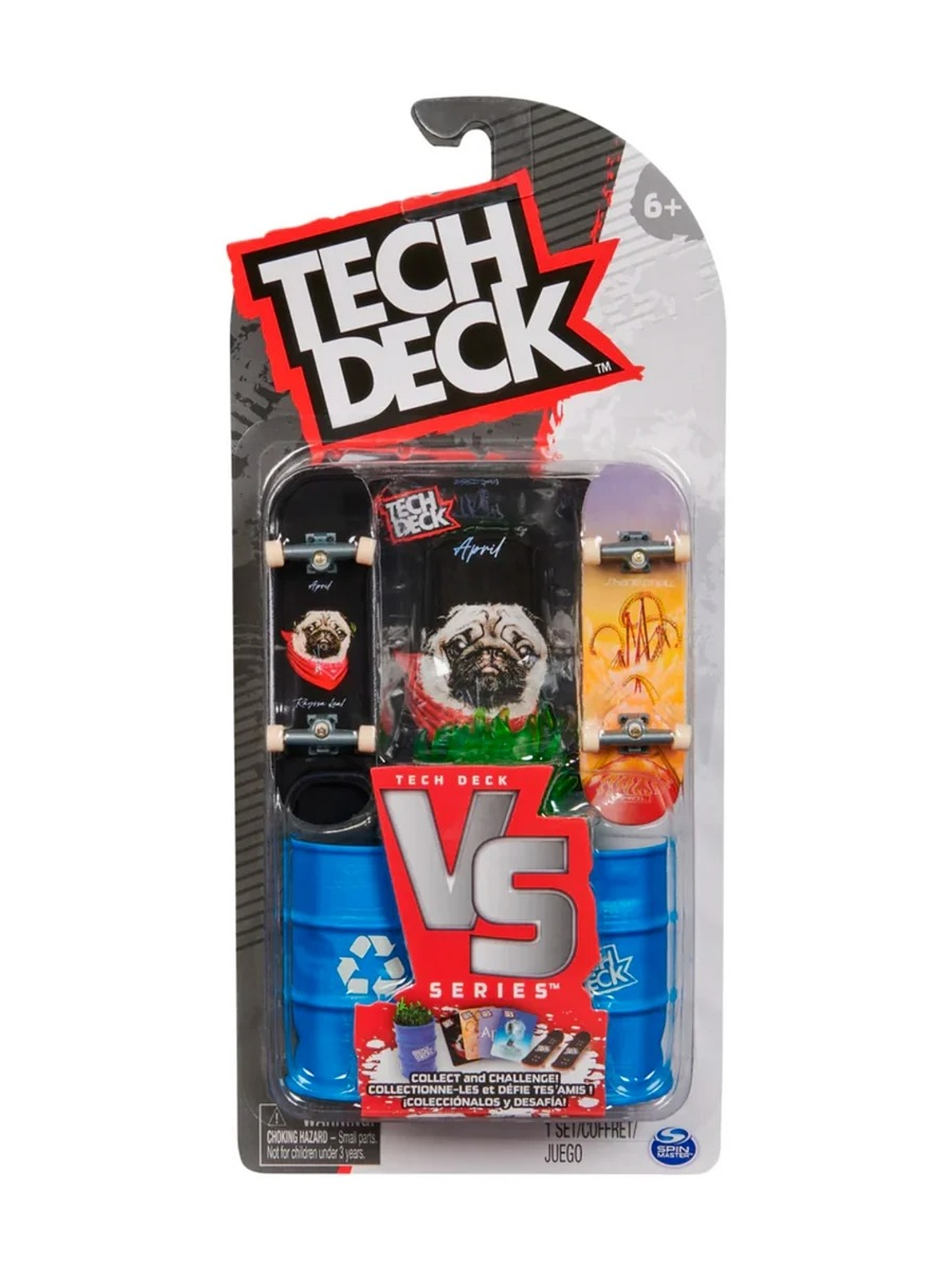 TECH DECK VERSUS 2 SKATES Y ACCESORIOS – APRIL 1