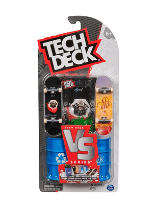 TECH DECK VERSUS 2 SKATES Y ACCESORIOS – APRIL