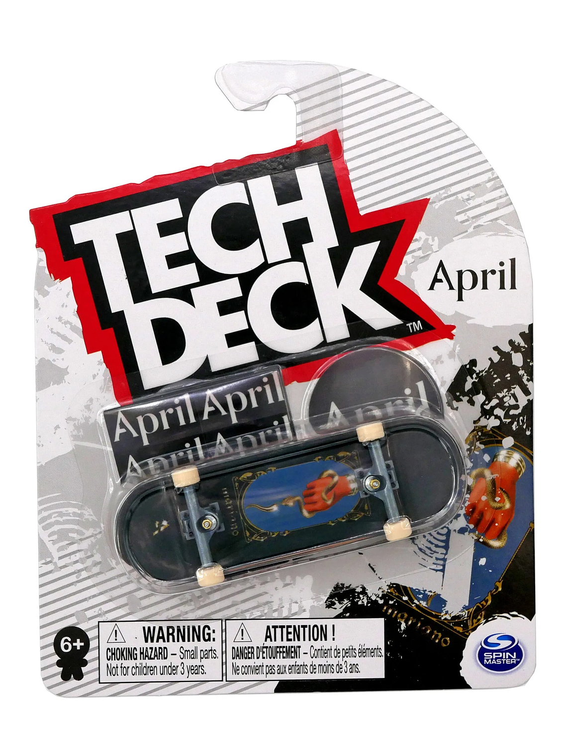 Tech Deck 96mm Fingerboard - April snake 1