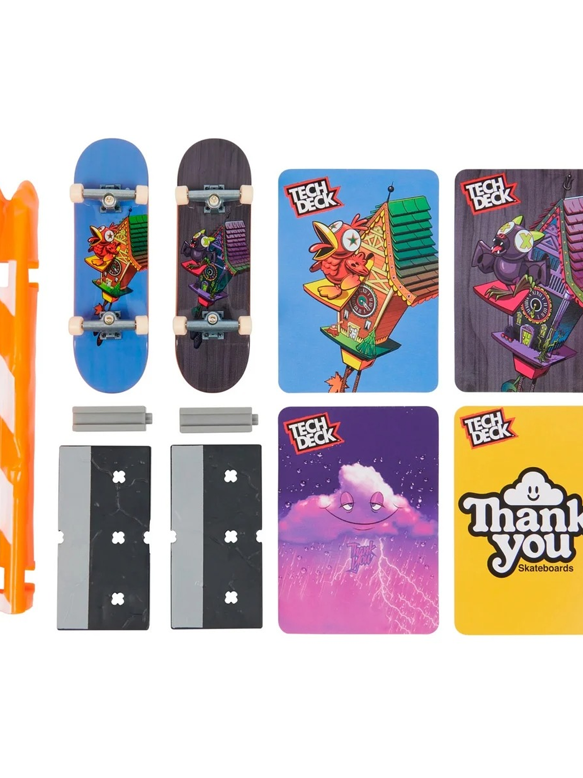 TECH DECK VERSUS 2 SKATES Y ACCESORIOS – THANK YOU 2