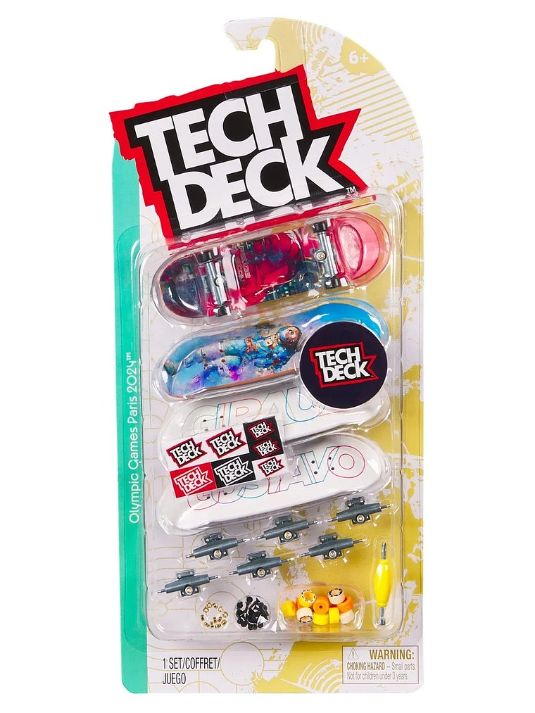 TECH DECK PACK DE 4 – FELIPE GUSTAVO PARIS 2024 1