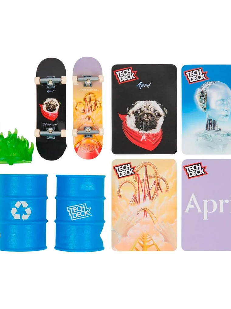 TECH DECK VERSUS 2 SKATES Y ACCESORIOS – APRIL 3
