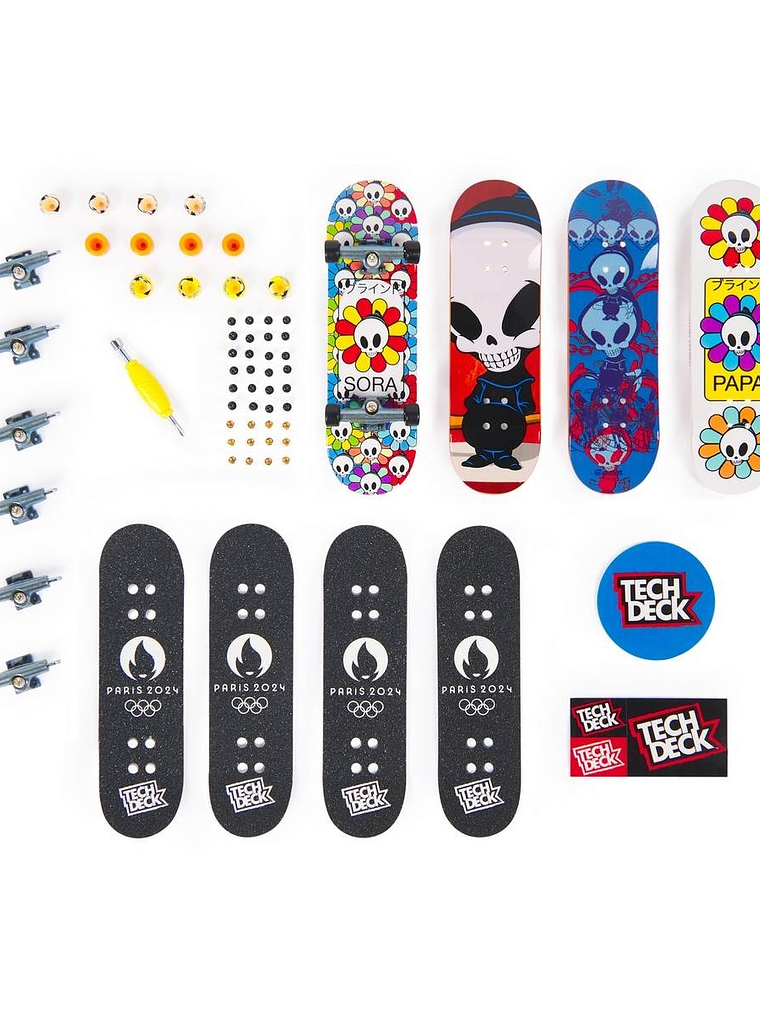 TECH DECK PACK DE 4 – ELEMENT BLIND 3