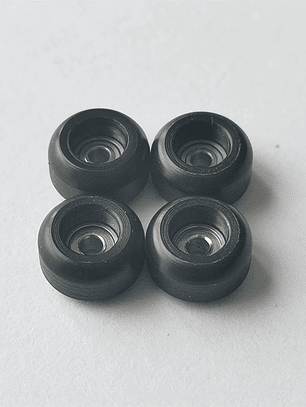 Rueda con rodamiento profesionales para fingerboard black