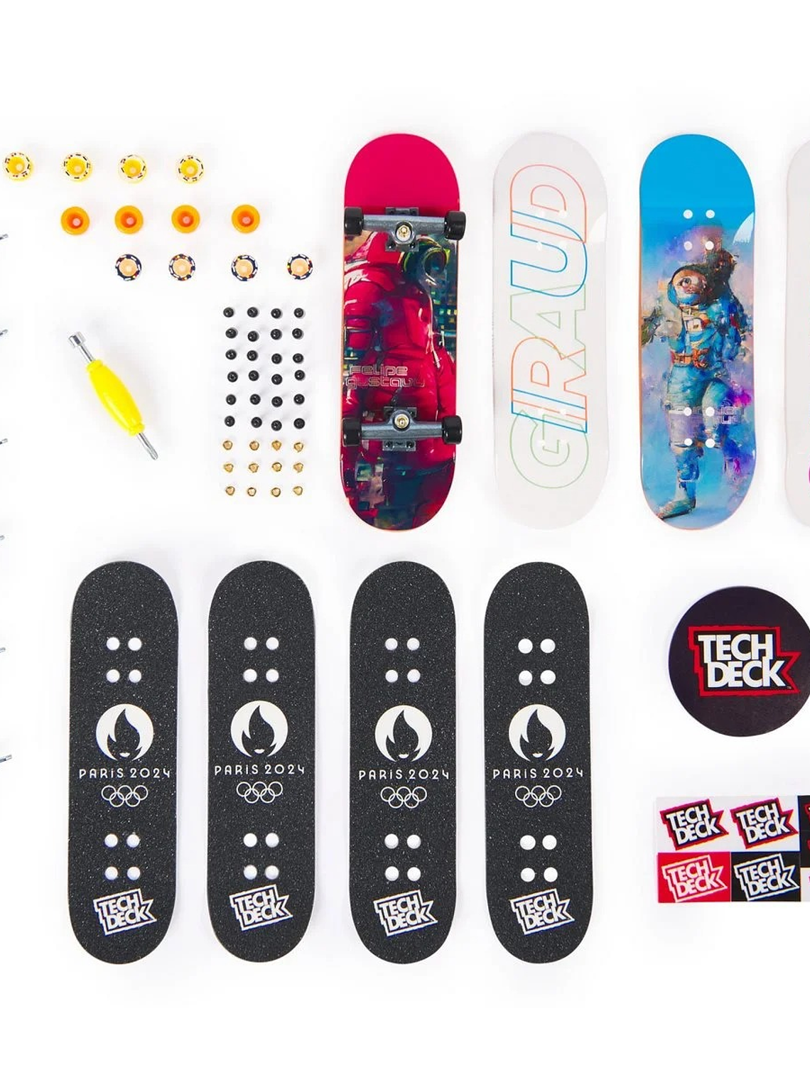 TECH DECK PACK DE 4 – FELIPE GUSTAVO PARIS 2024 4