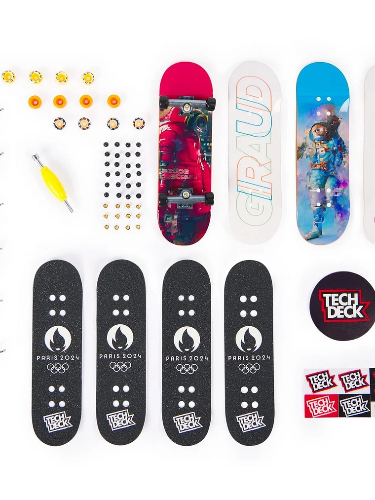 TECH DECK PACK DE 4 – FELIPE GUSTAVO PARIS 2024 4