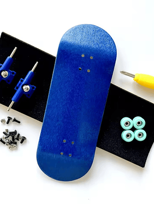 Tabla fingerboard 34 mm completa profesional Bolkskate Blue
