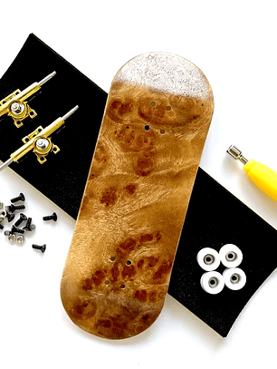 Tabla fingerboard 34 mm completa profesional Bolkskate Burl