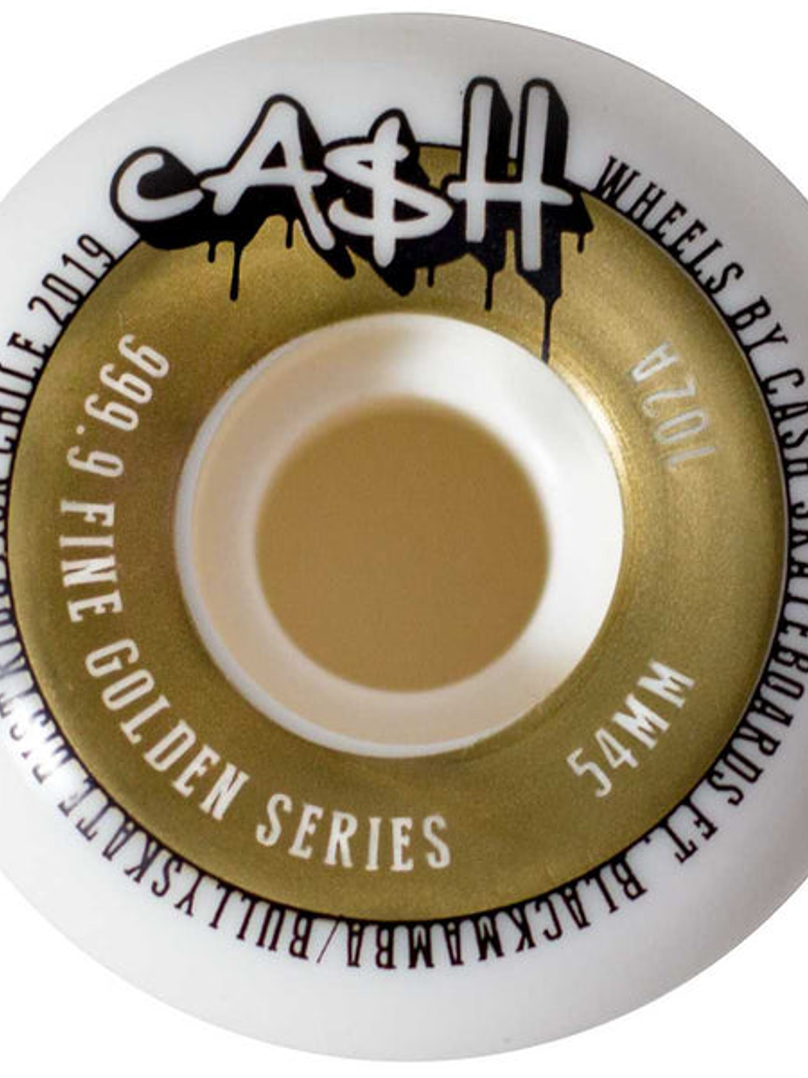 Fine Gold Cash wheels 54mm 102A 1