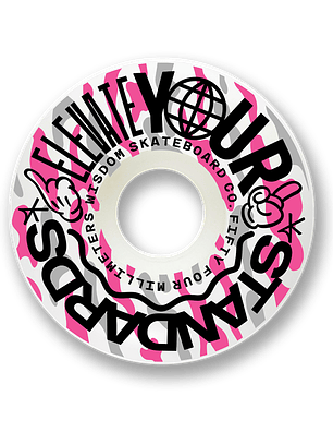 Ruedas Wisdom - Elevate conicas 54mm fucsia