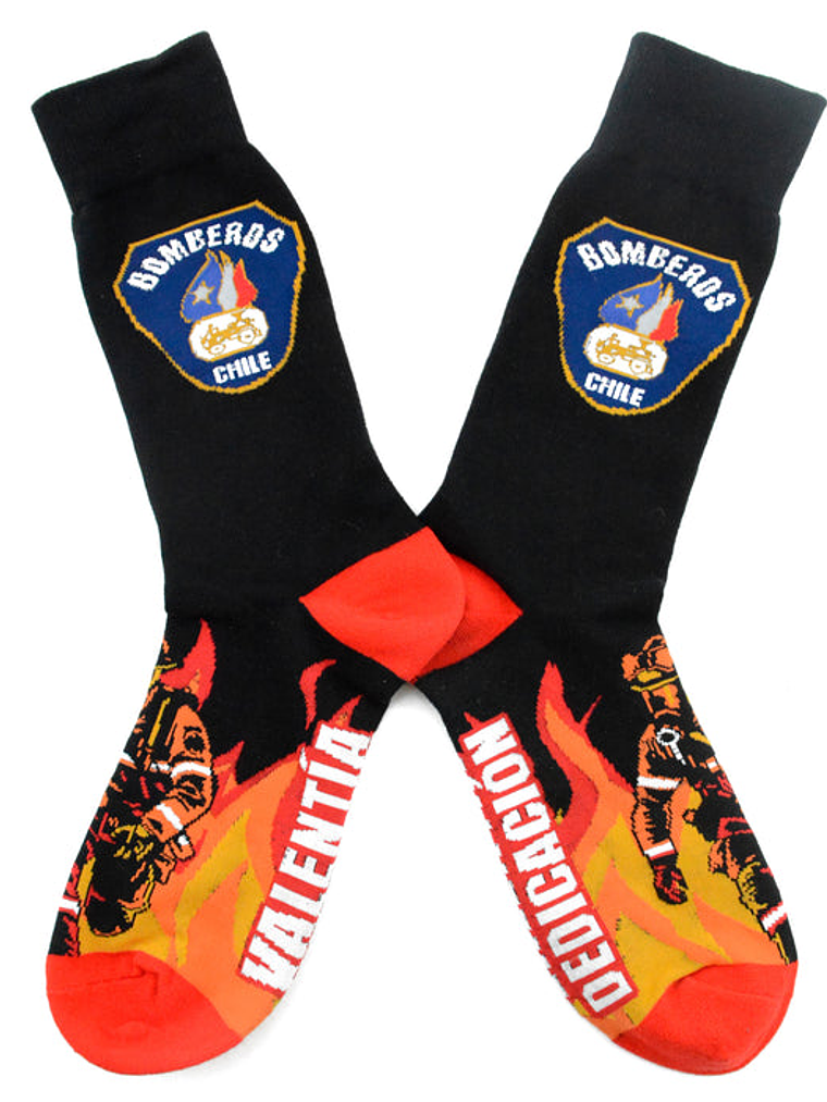 Calcetines Bomberos Valentia y Dedicación 41-45 3