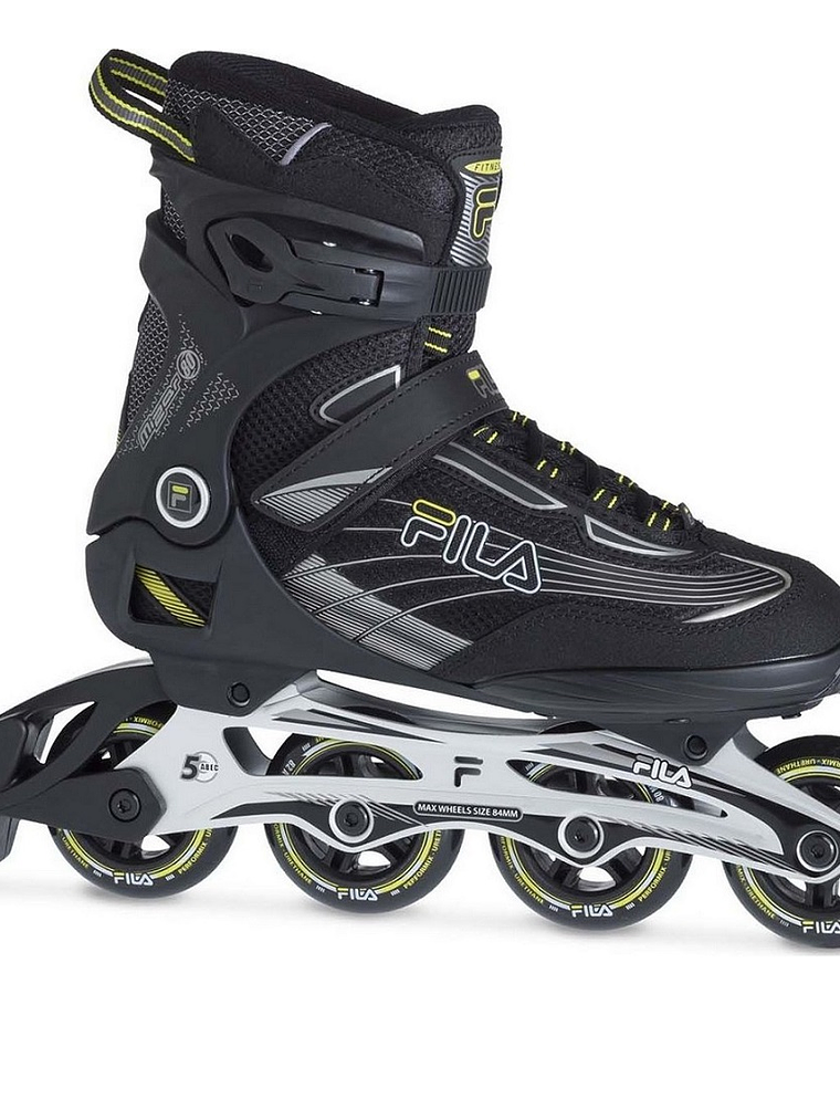PATINES MIZAR 80 NEGRO/LIME 1